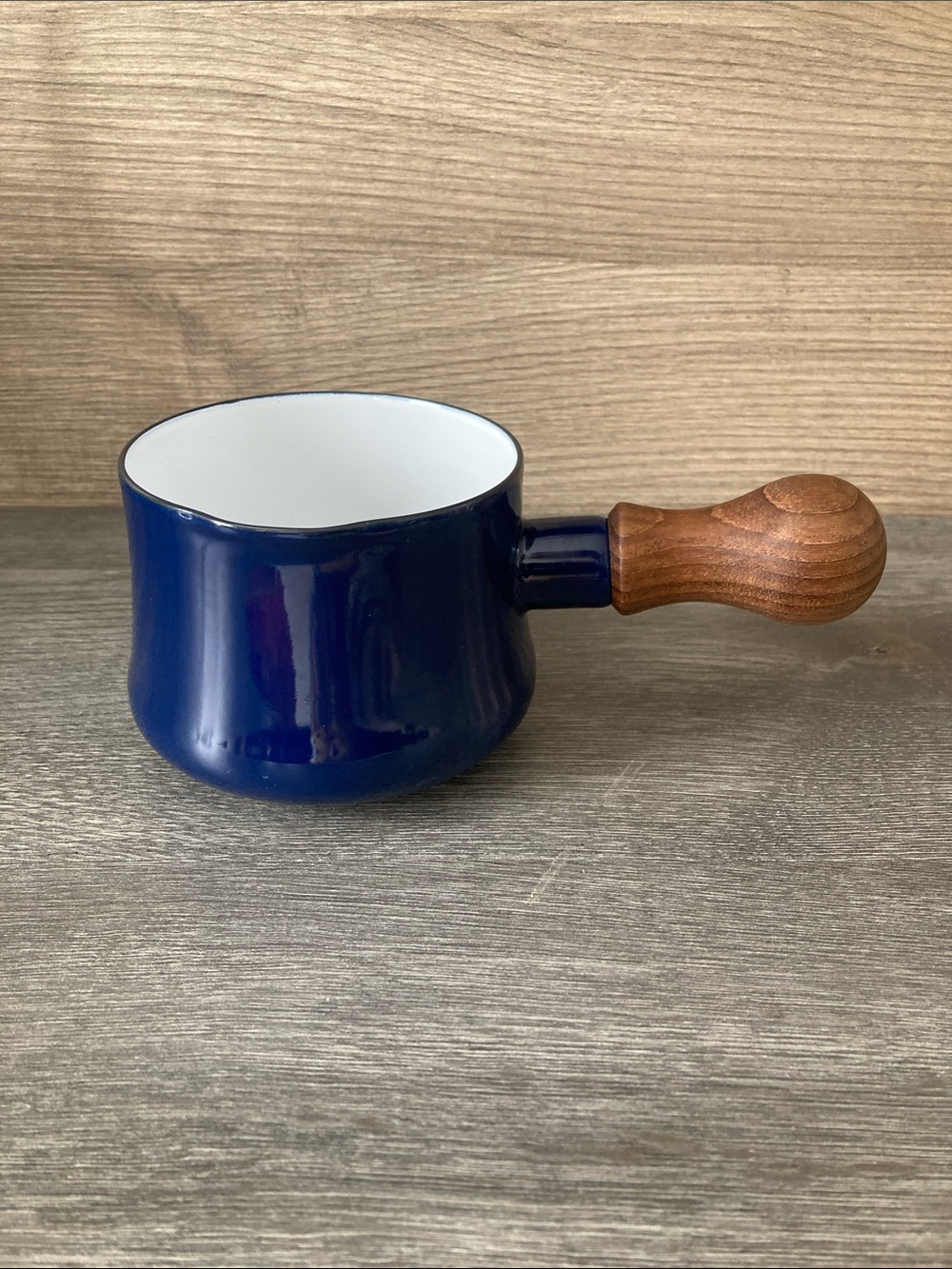 Dansk Kobenstyle Butter Warmer Midnight Blue Enamel